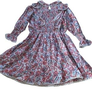 Floral Dress with Ruffle Details